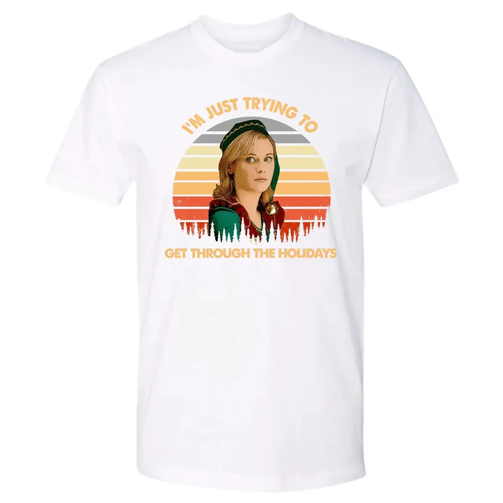 Get Through The Holidays Premium Unisex T-shirt - 4