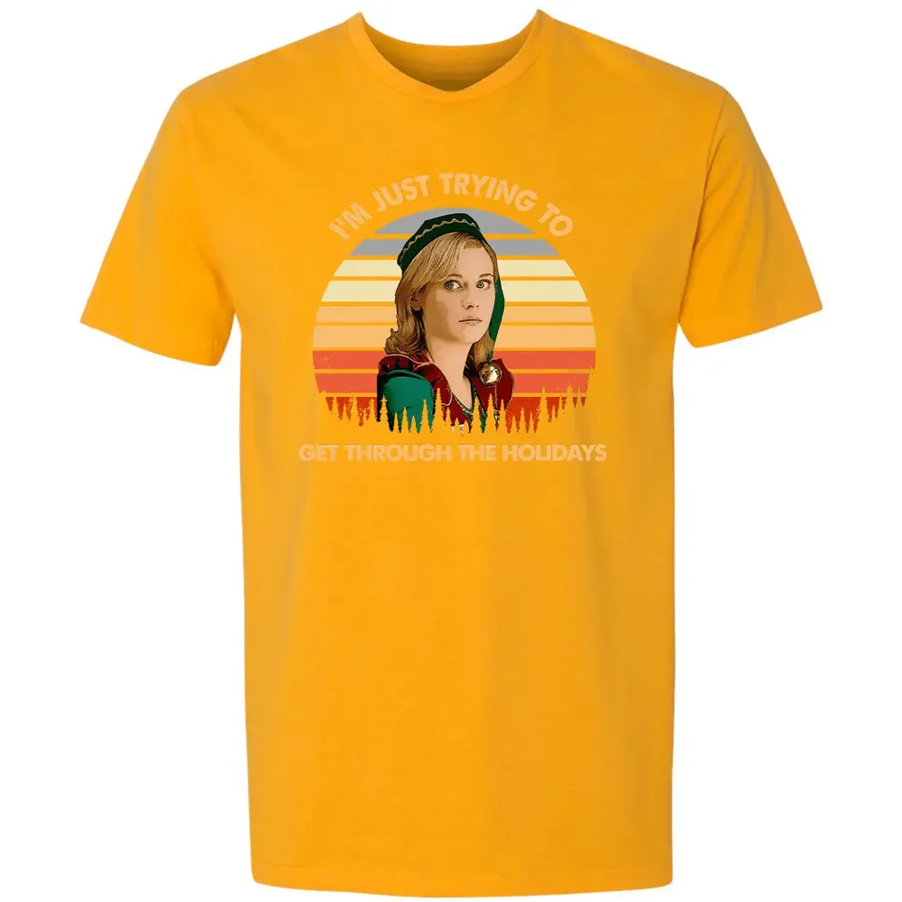 Get Through The Holidays Premium Unisex T-shirt - 11