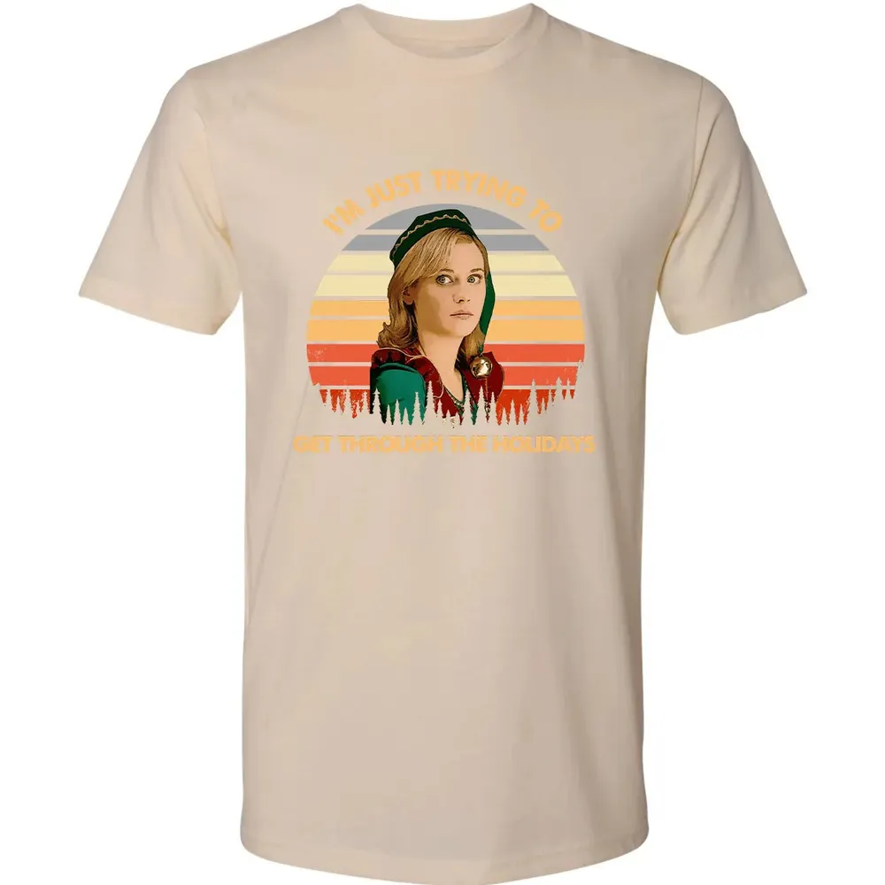 Get Through The Holidays Premium Unisex T-shirt - 13