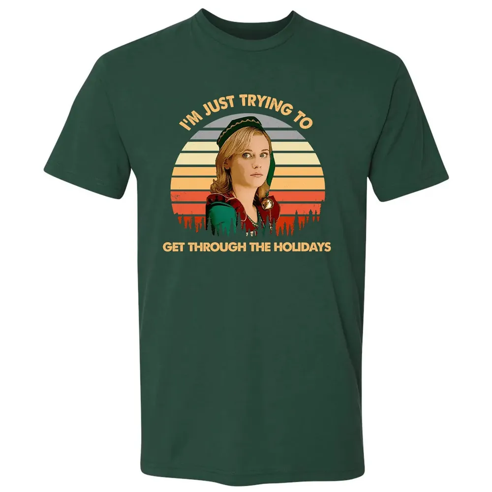 Get Through The Holidays Premium Unisex T-shirt - 12