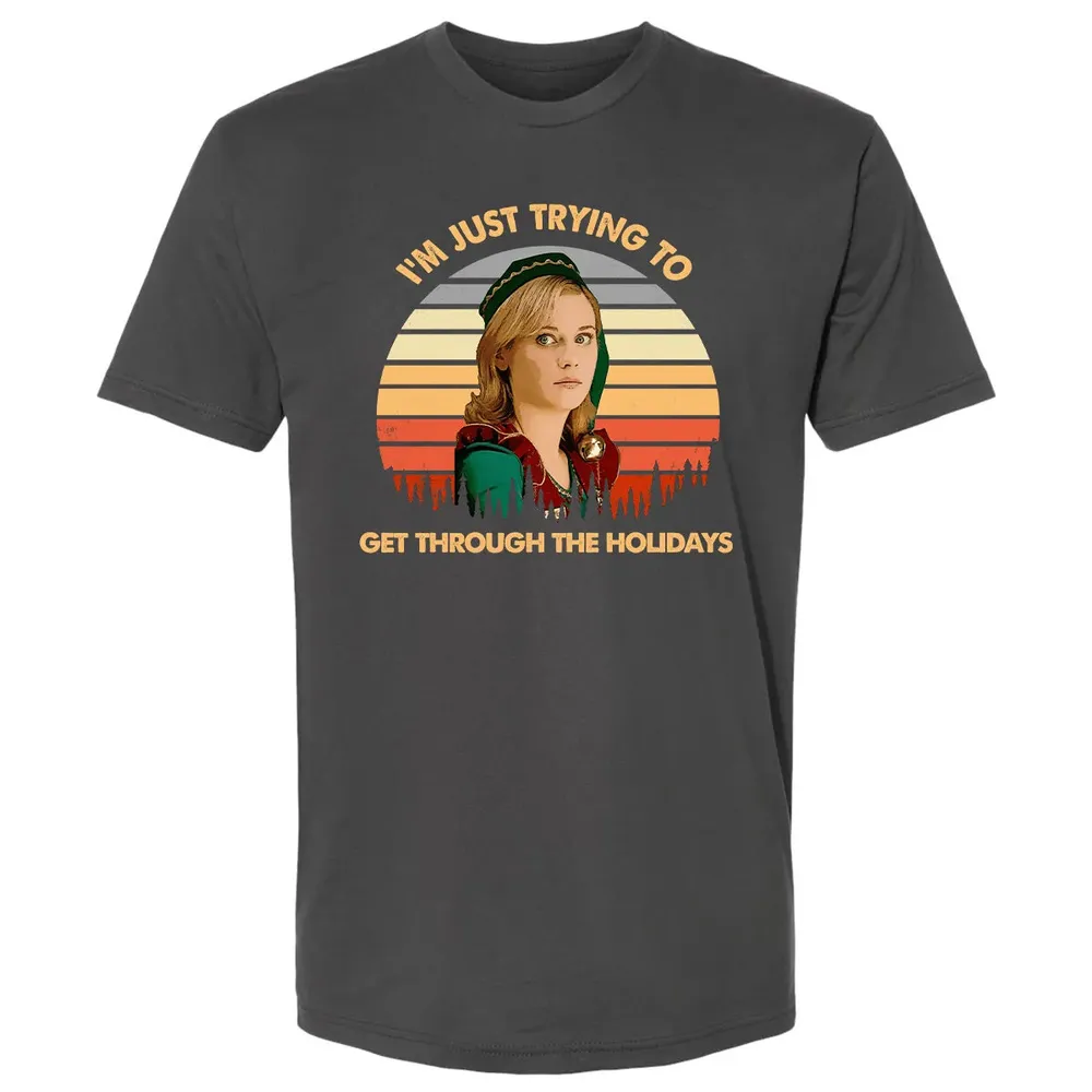 Get Through The Holidays Premium Unisex T-shirt - 8