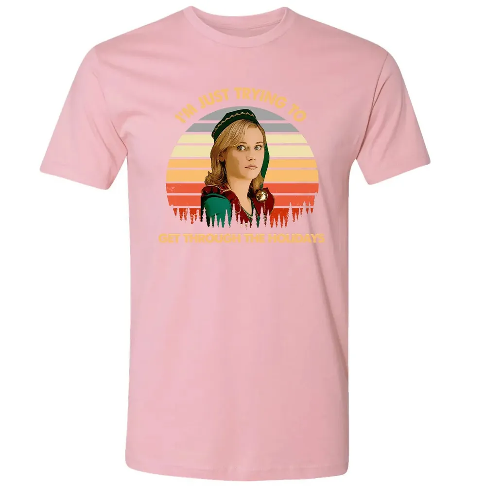 Get Through The Holidays Premium Unisex T-shirt - 3