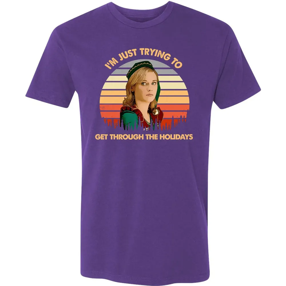Get Through The Holidays Premium Unisex T-shirt - 7
