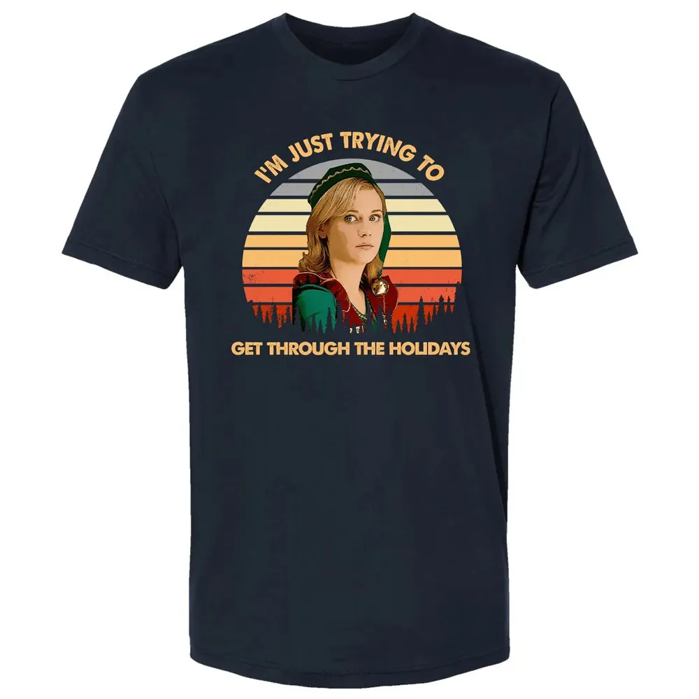 Get Through The Holidays Premium Unisex T-shirt - 2