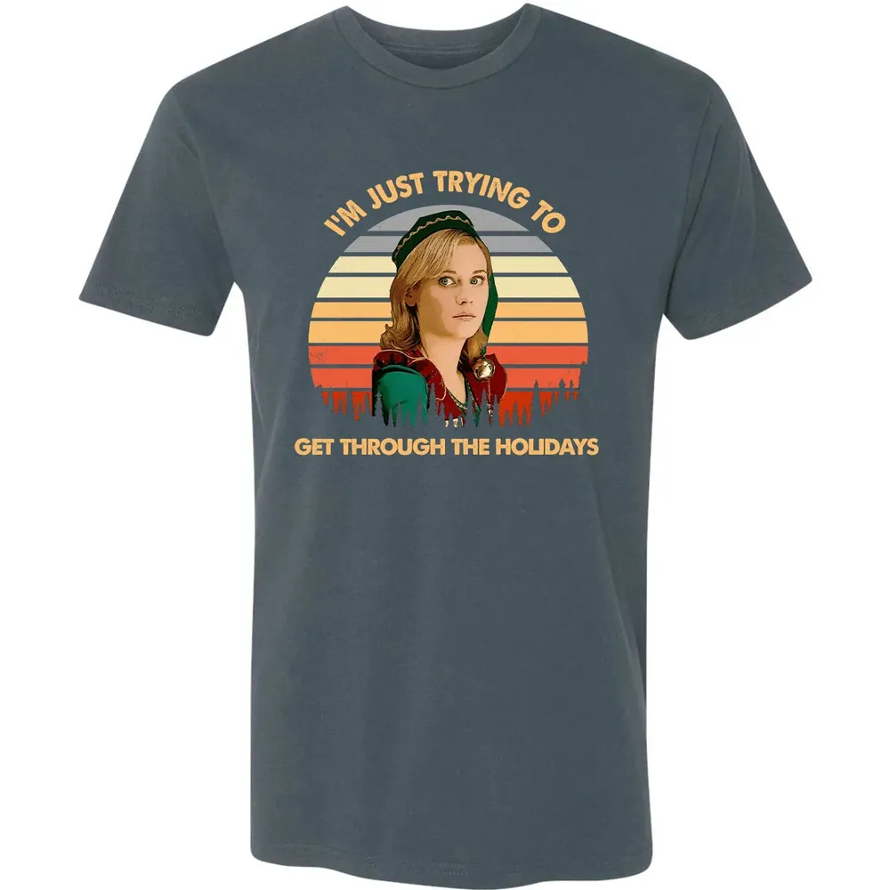 Get Through The Holidays Premium Unisex T-shirt - 14
