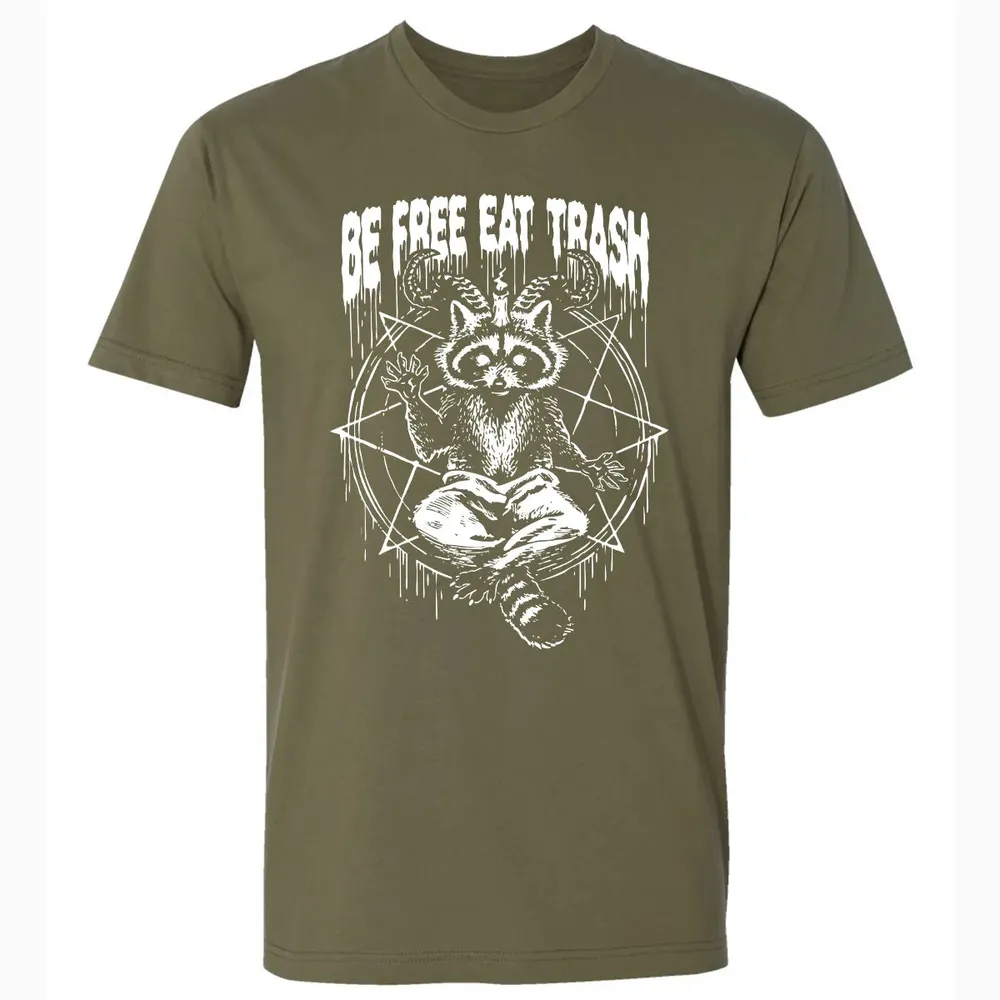 Be Free Eat Trash Premium Unisex T-shirt - 5