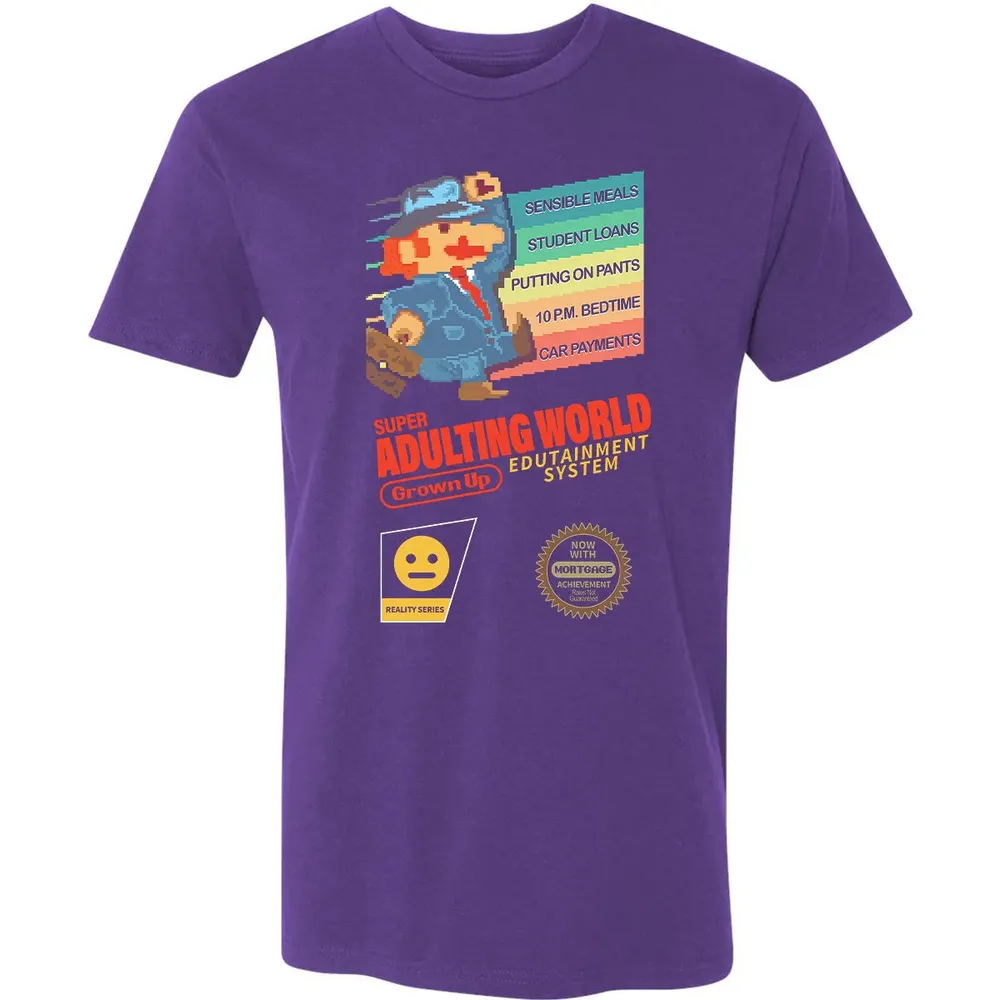 Adulting World Premium Unisex T-shirt - 7