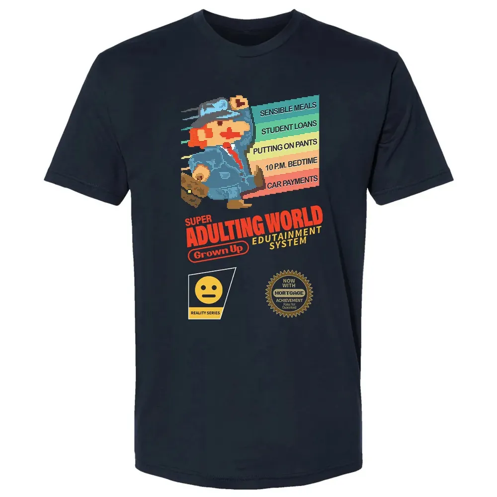Adulting World Premium Unisex T-shirt - 2