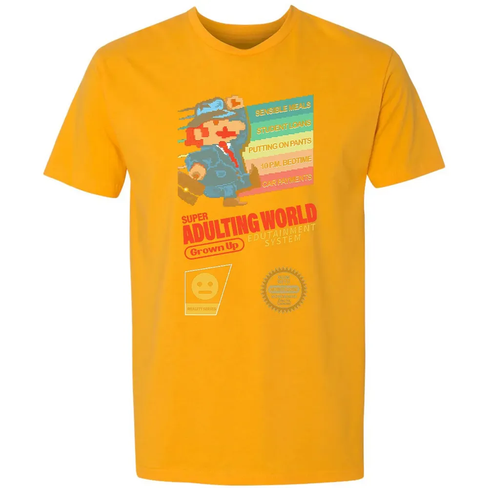 Adulting World Premium Unisex T-shirt - 11