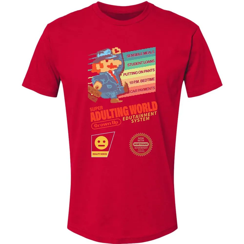 Adulting World Premium Unisex T-shirt - 6