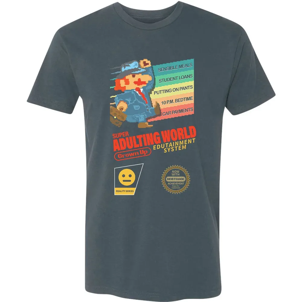 Adulting World Premium Unisex T-shirt - 14
