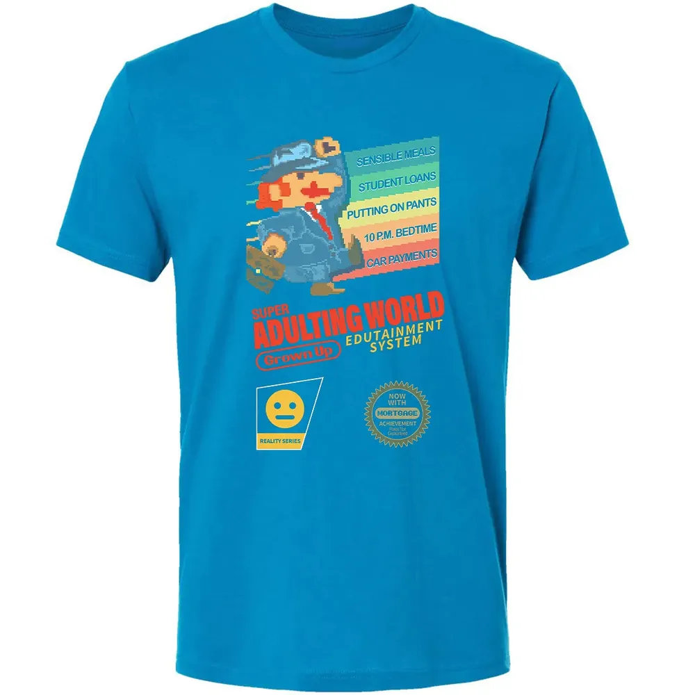 Adulting World Premium Unisex T-shirt - 15