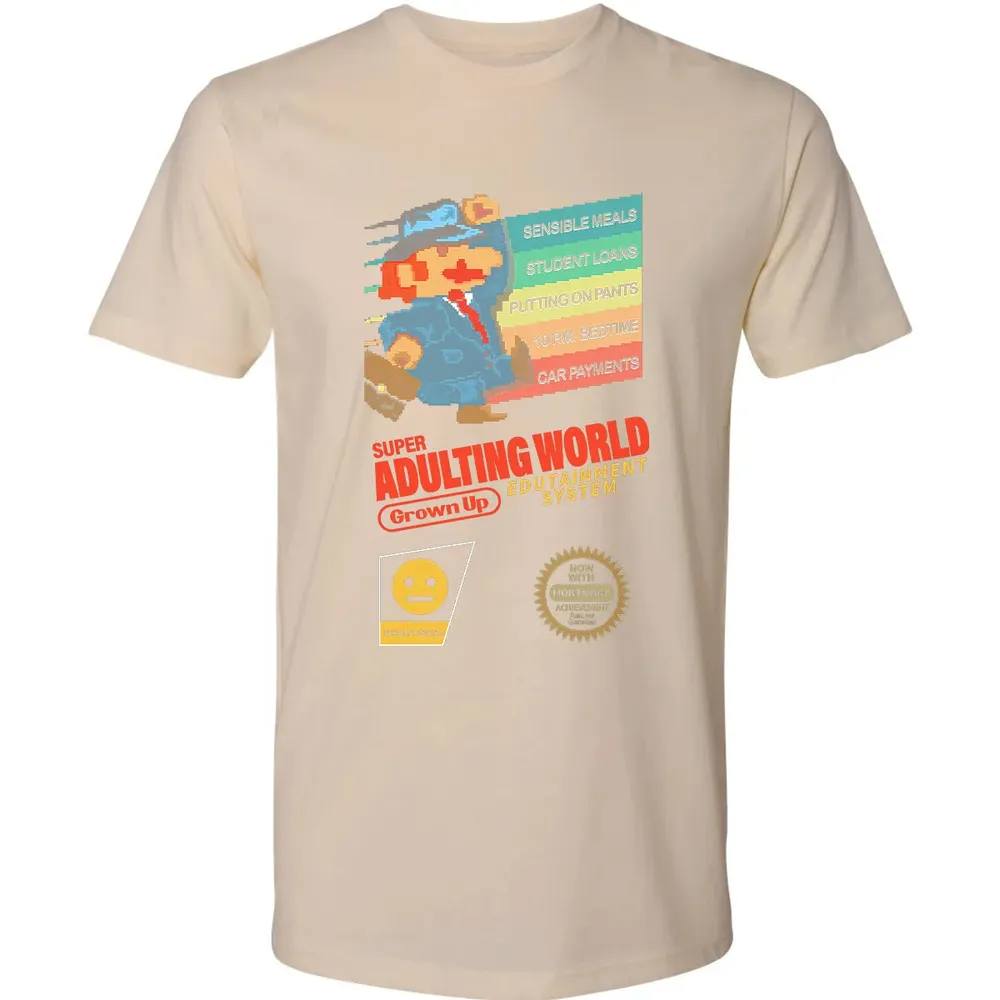 Adulting World Premium Unisex T-shirt - 13