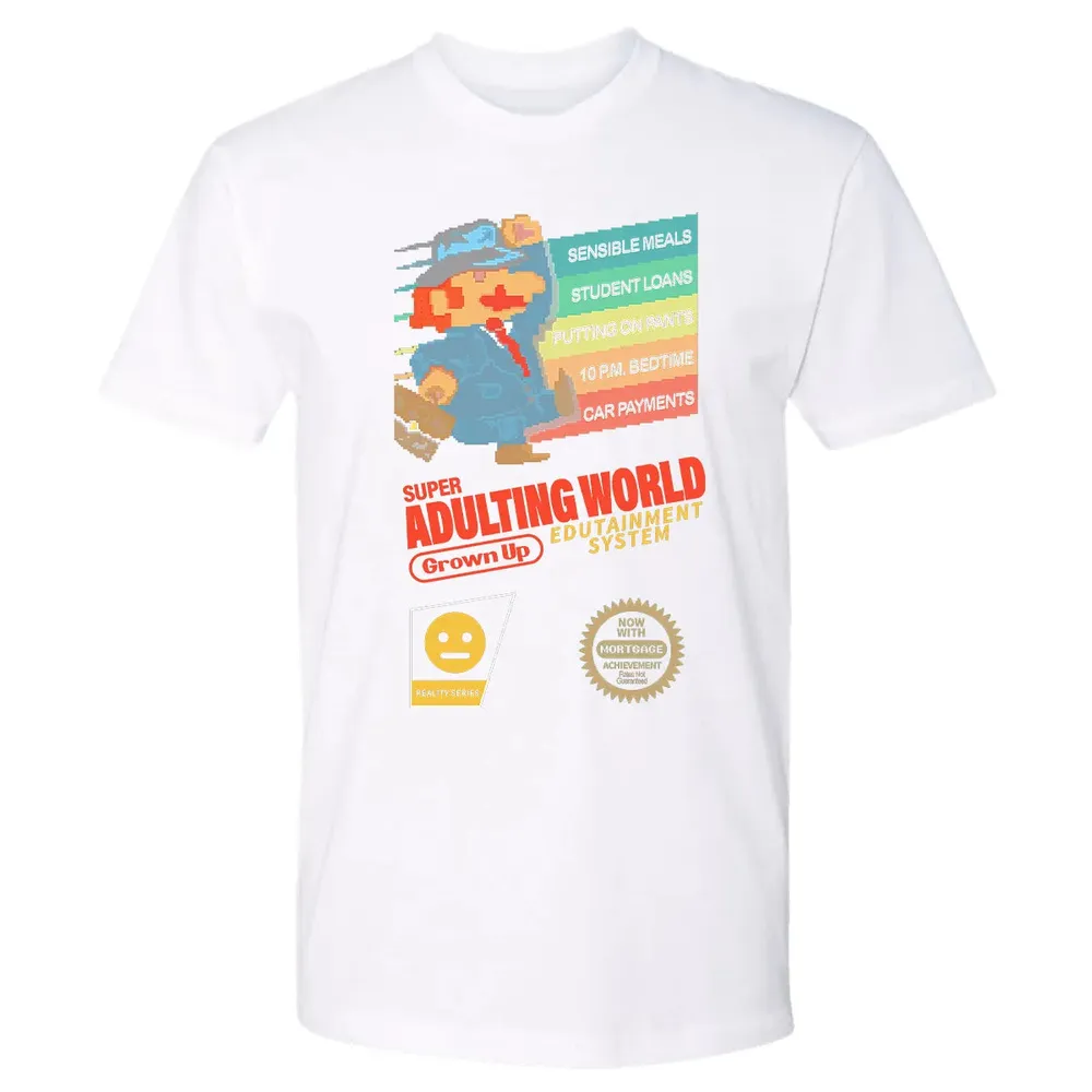 Adulting World Premium Unisex T-shirt - 4