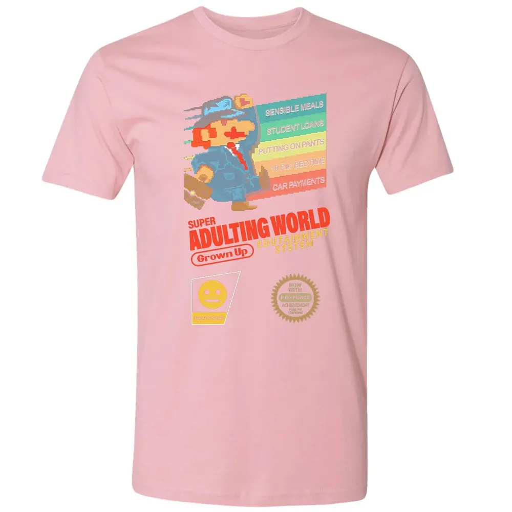 Adulting World Premium Unisex T-shirt - 3
