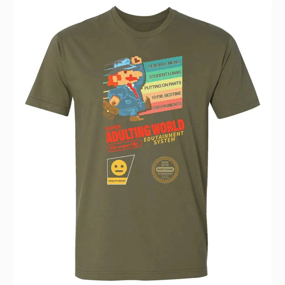 Adulting World Premium Unisex T-shirt - 5