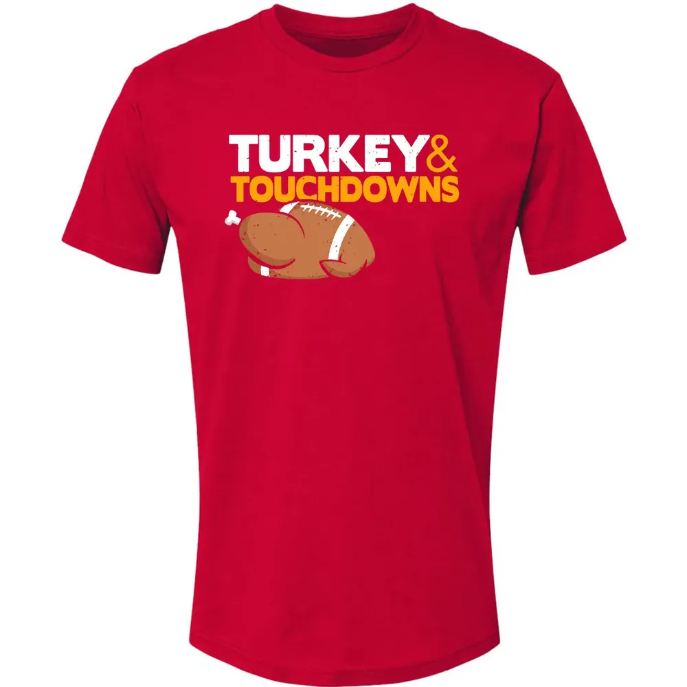 Turkey and Touchdowns Premium Unisex T-shirt - 6
