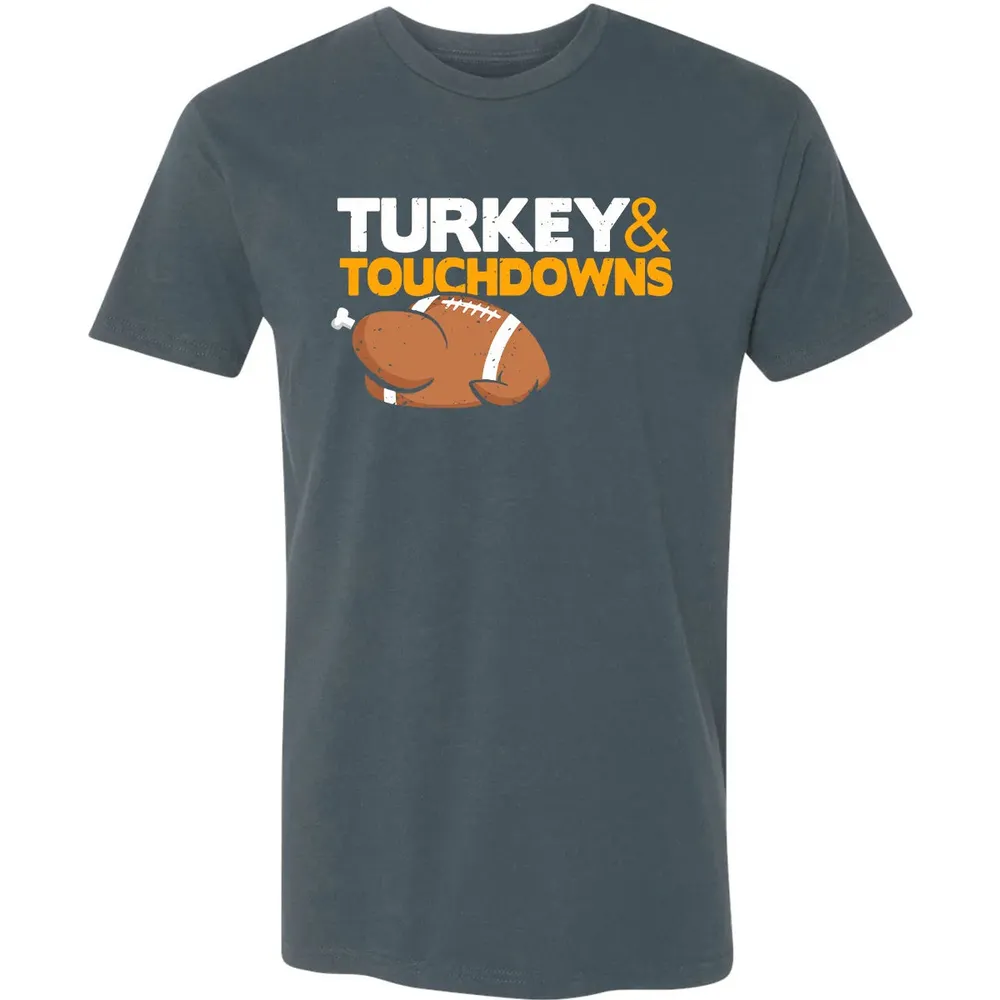 Turkey and Touchdowns Premium Unisex T-shirt - 14