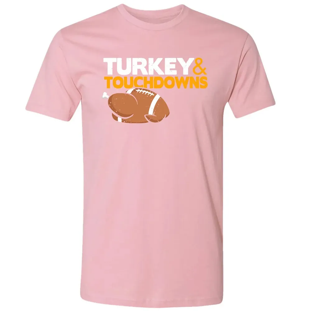 Turkey and Touchdowns Premium Unisex T-shirt - 3