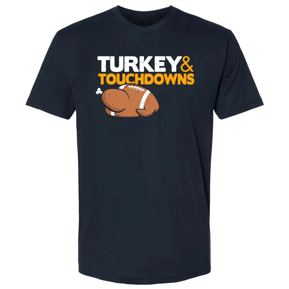 Turkey and Touchdowns Premium Unisex T-shirt - 2