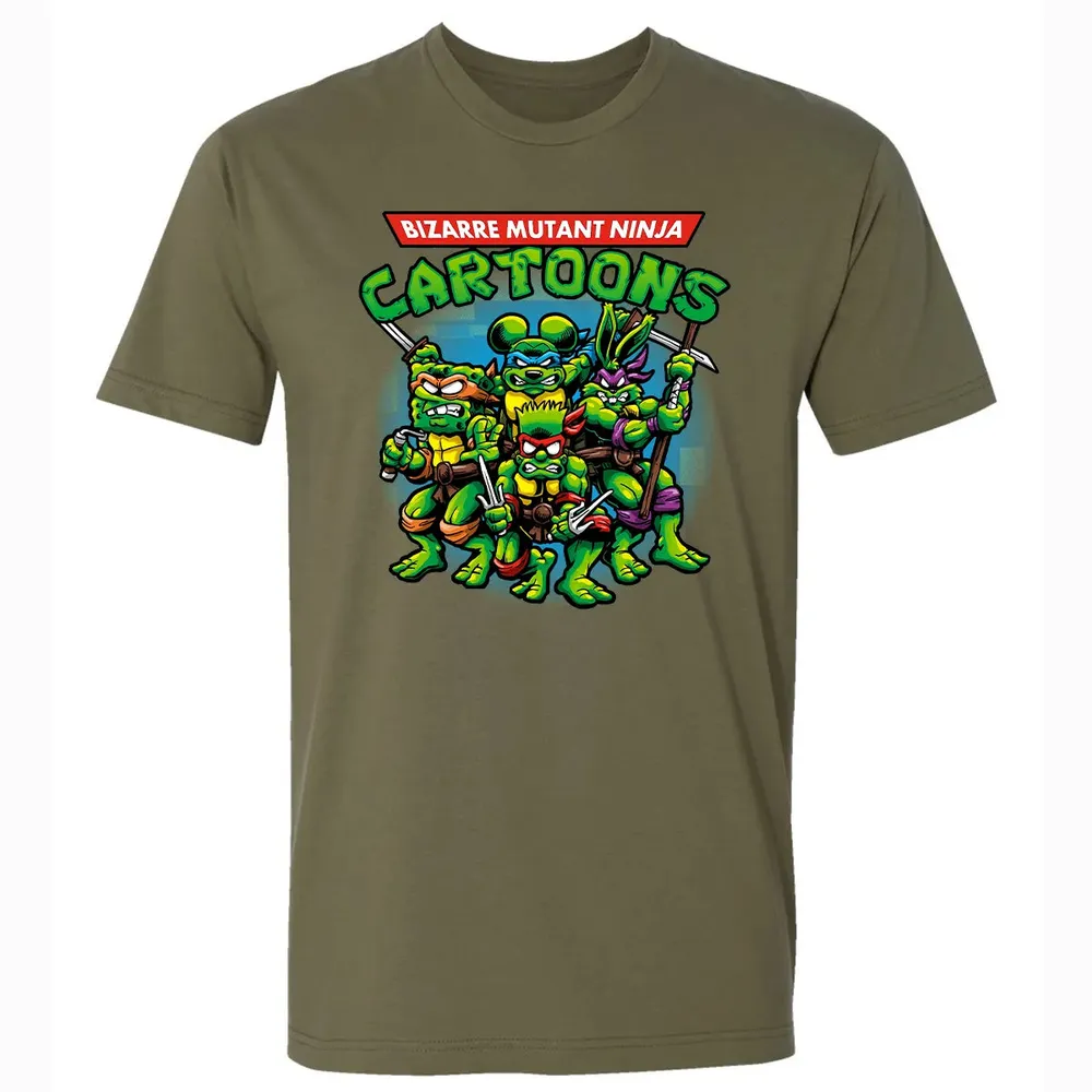 nage Mutant Ninja Cartoons Premium Unisex T-shirt - 5