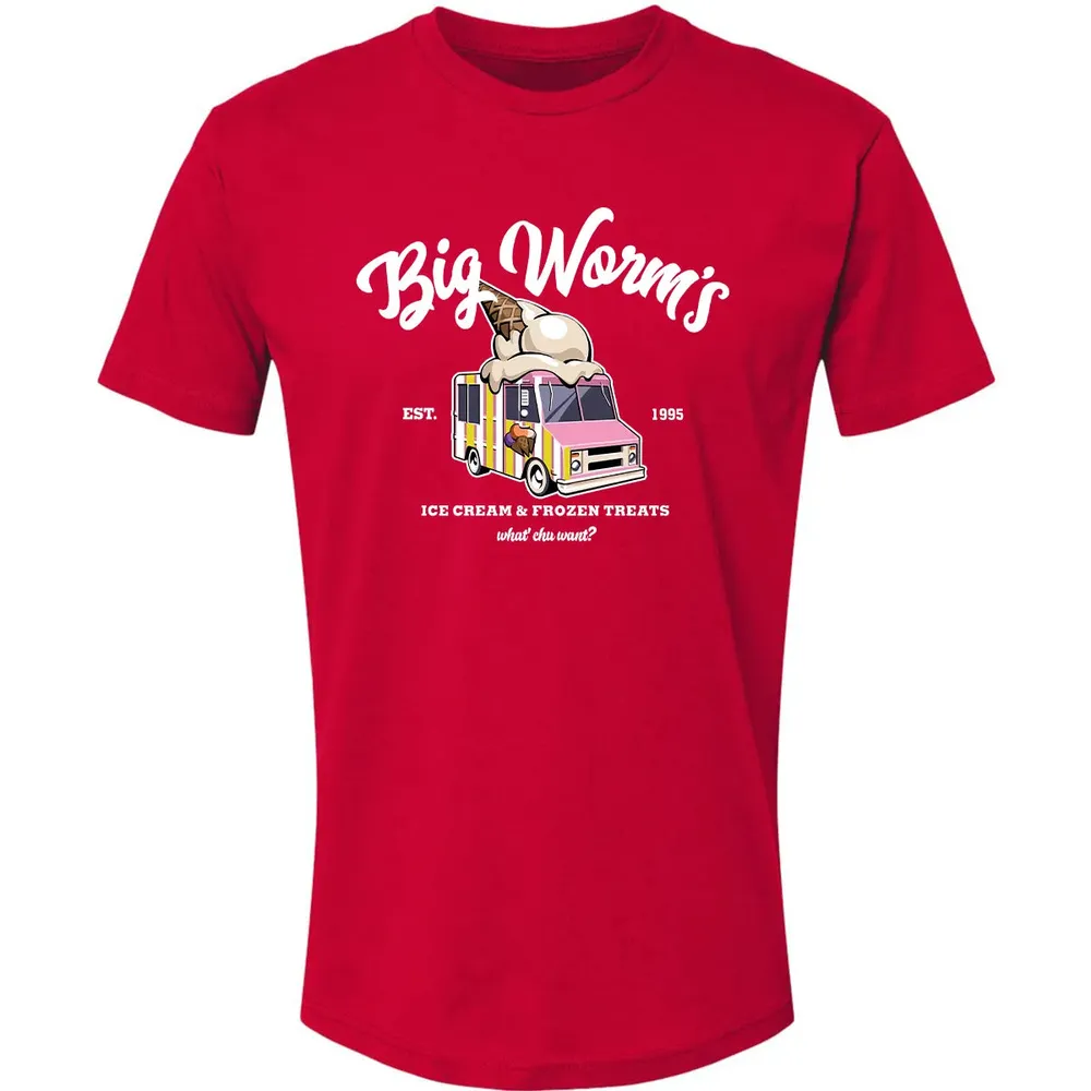 Big Worm Ice Cream Premium Unisex T-shirt - 6