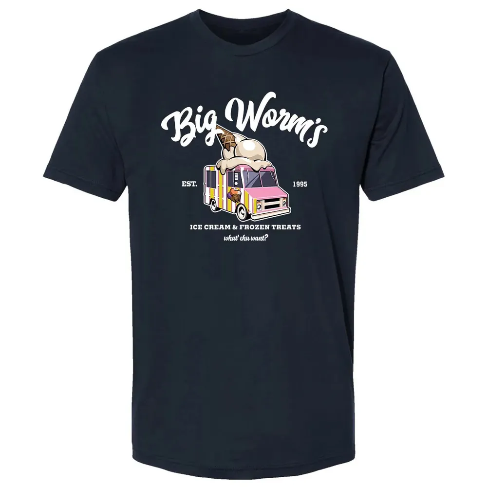 Big Worm Ice Cream Premium Unisex T-shirt - 2