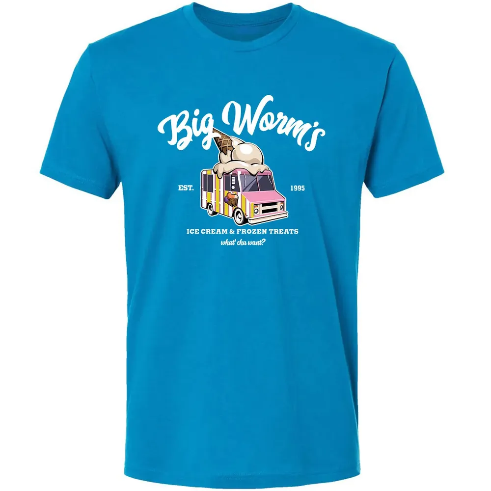 Big Worm Ice Cream Premium Unisex T-shirt - 15