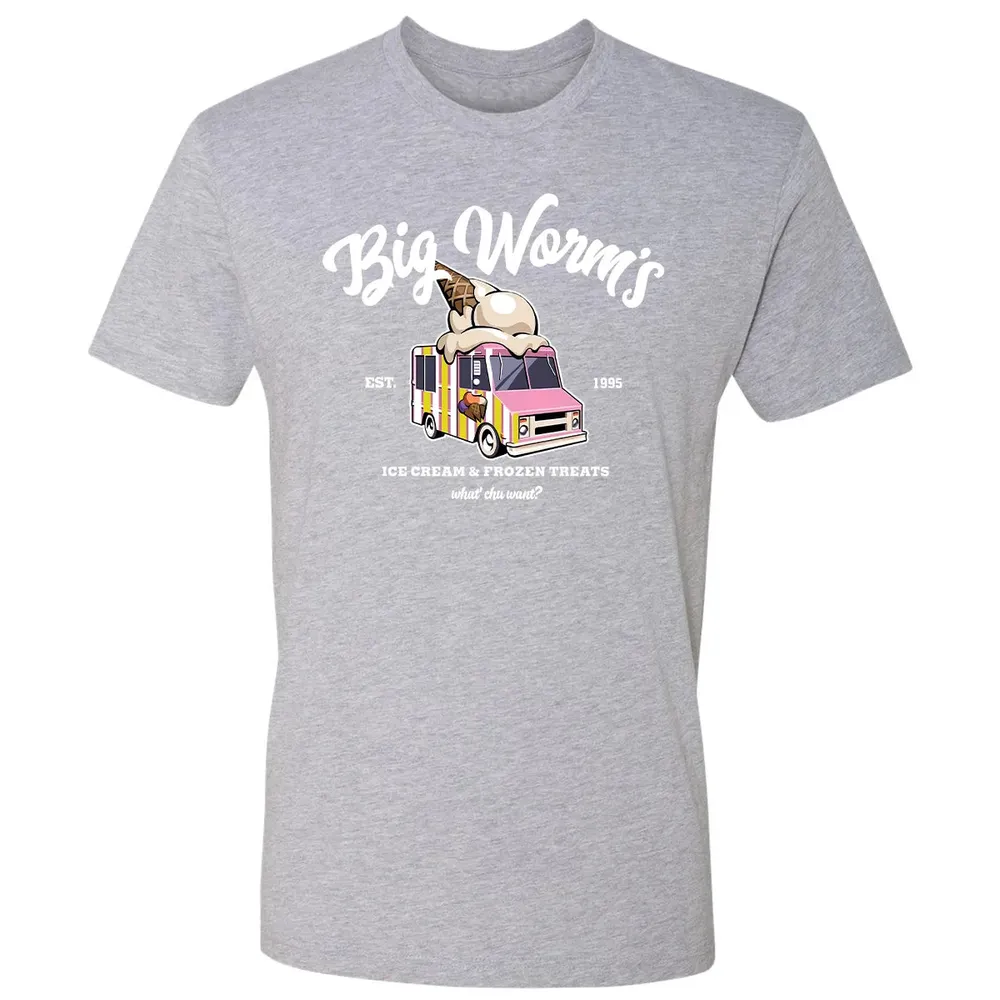 Big Worm Ice Cream Premium Unisex T-shirt - 9