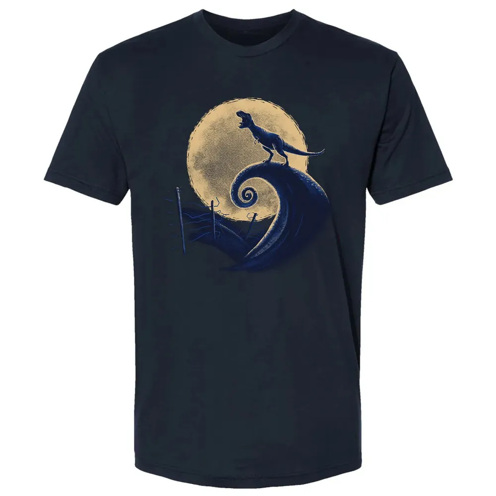 Dinosaur On Nightmare Premium Unisex T-shirt - 2