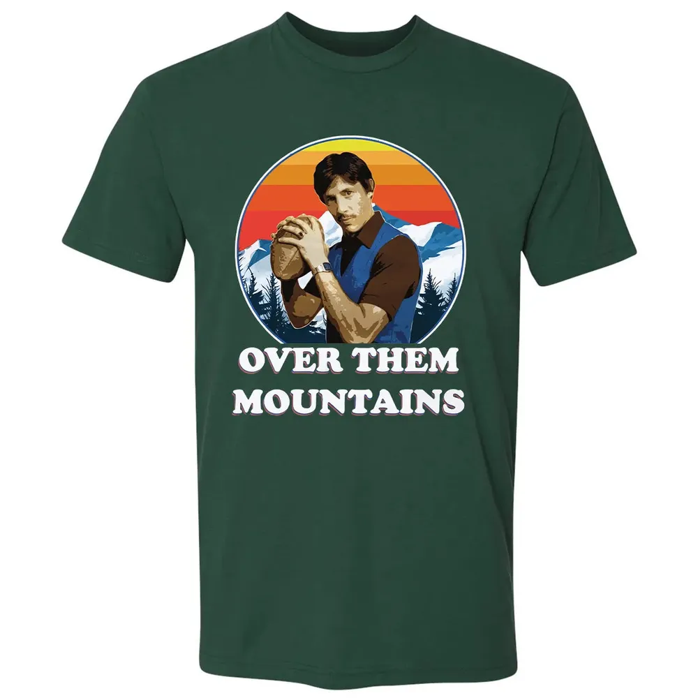 Over Them Mountains Premium Unisex T-shirt - 12