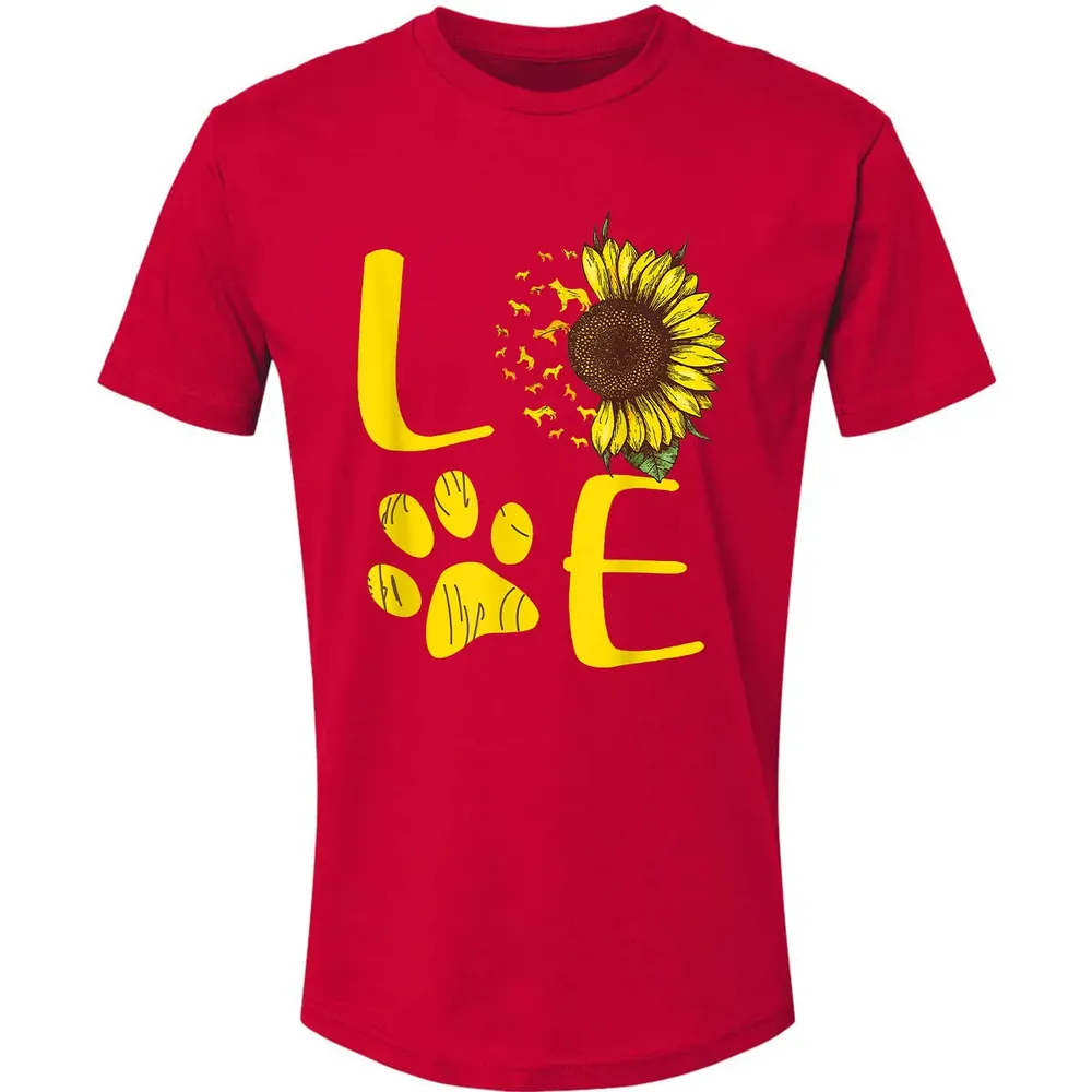 German Shepherd Gift Sunflower Premium Unisex T-shirt - 6