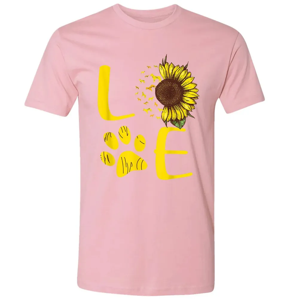 German Shepherd Gift Sunflower Premium Unisex T-shirt - 3