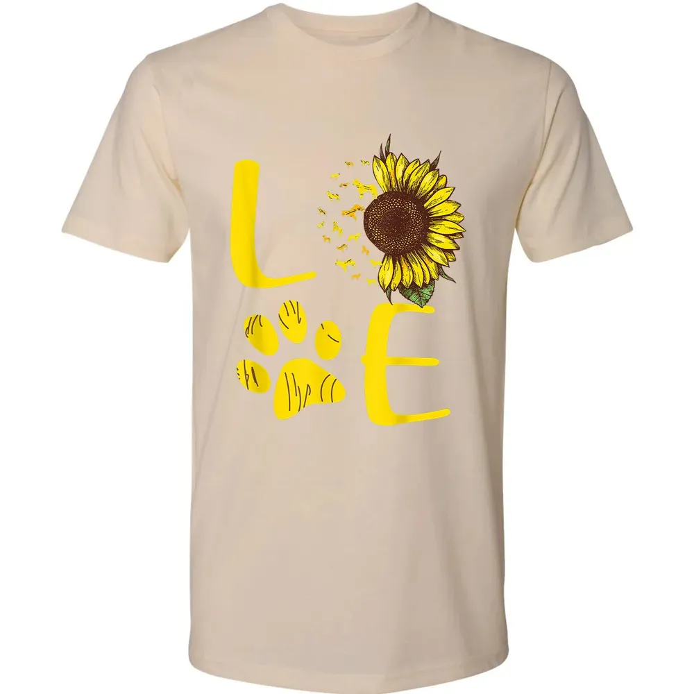 German Shepherd Gift Sunflower Premium Unisex T-shirt - 13