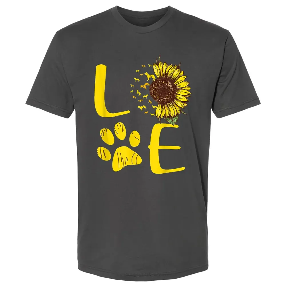 German Shepherd Gift Sunflower Premium Unisex T-shirt - 8