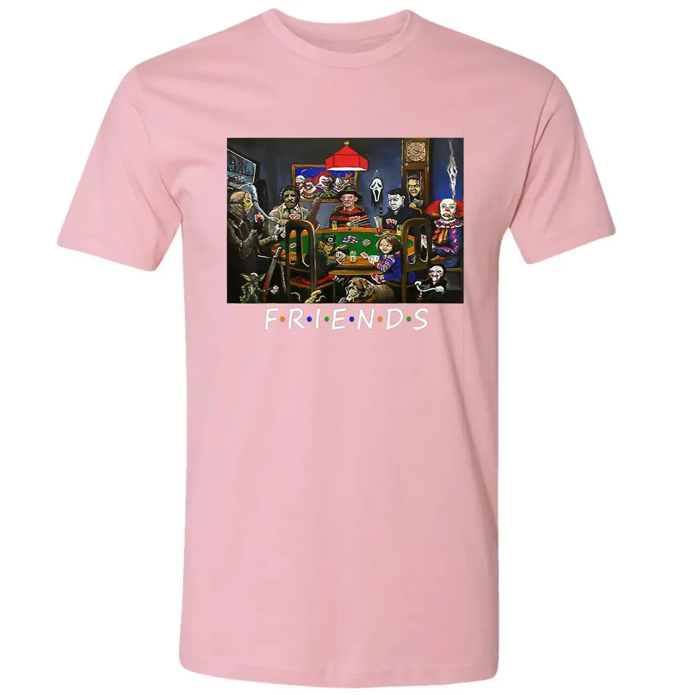 Funny Friend Play Card Horror Halloween Premium Unisex T-shirt - 3