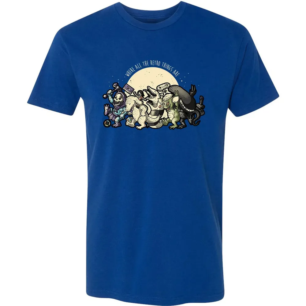 Where All The Retro Things Are Premium Unisex T-shirt - 10