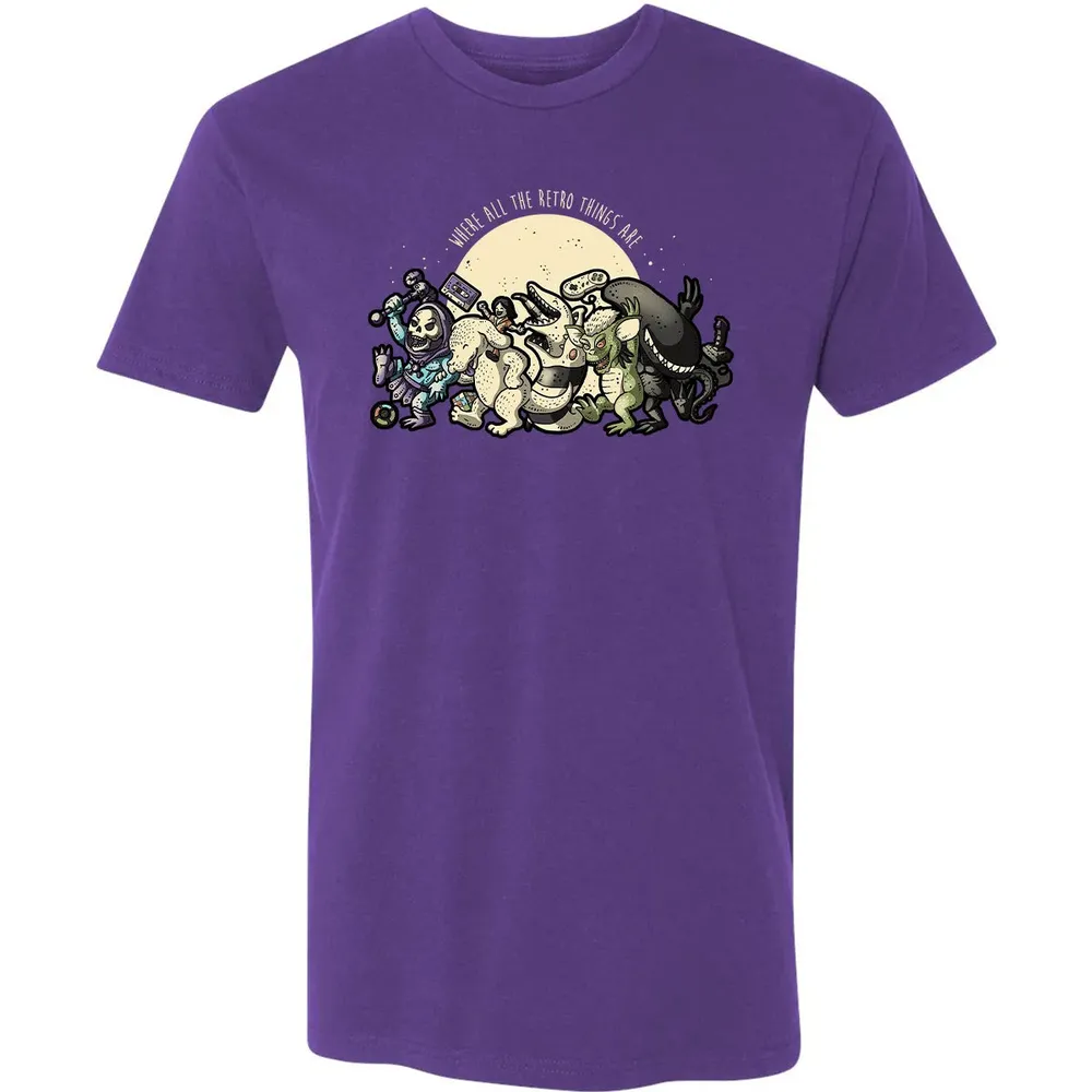 Where All The Retro Things Are Premium Unisex T-shirt - 7