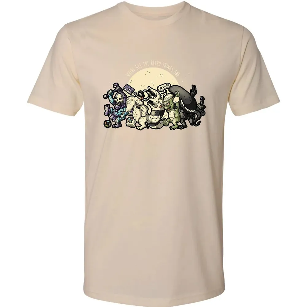 Where All The Retro Things Are Premium Unisex T-shirt - 13