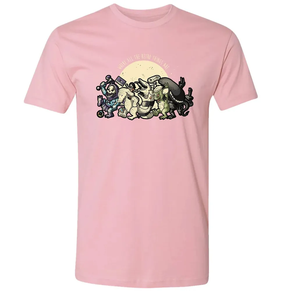 Where All The Retro Things Are Premium Unisex T-shirt - 3