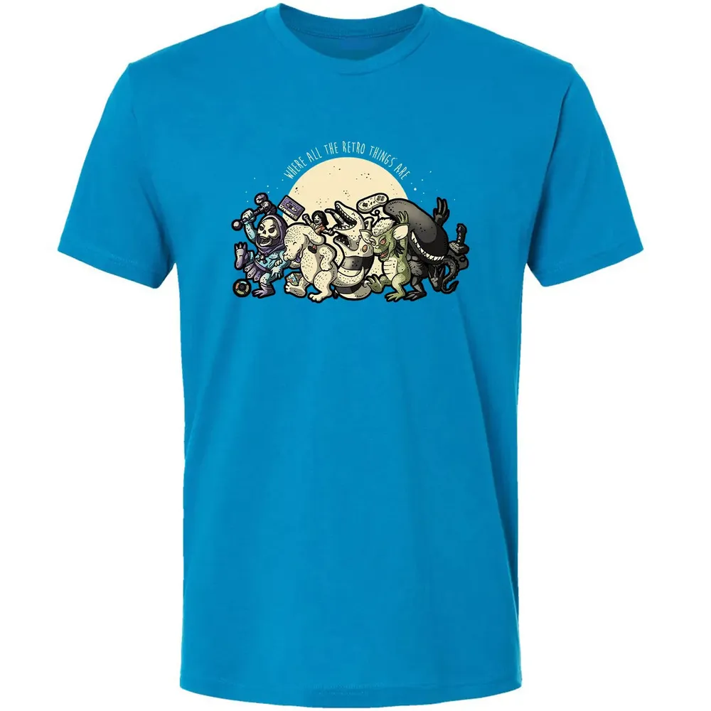 Where All The Retro Things Are Premium Unisex T-shirt - 15
