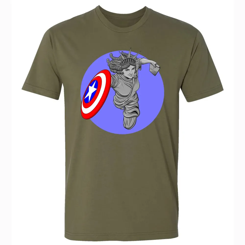 Captain Liberty Premium Unisex T-shirt - 5