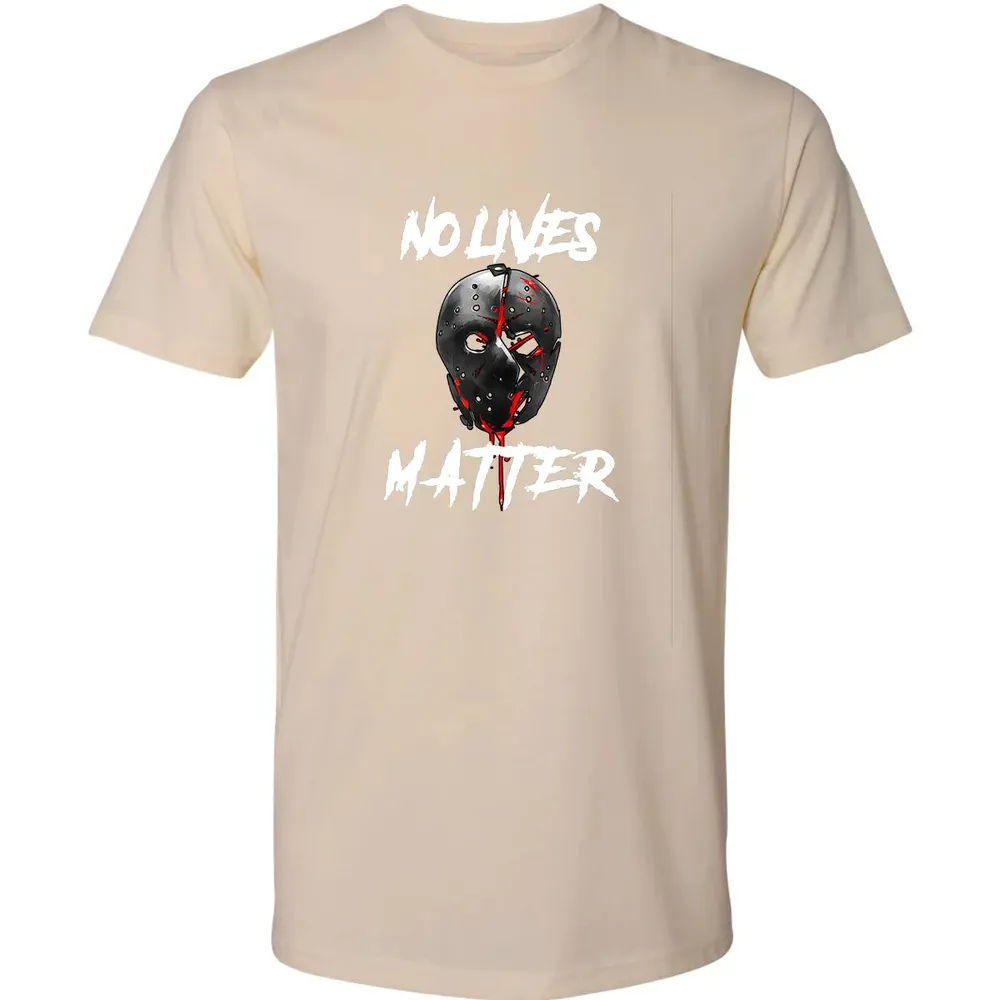 No Lives Matter Gory Horror Quote Premium Unisex T-shirt - 13