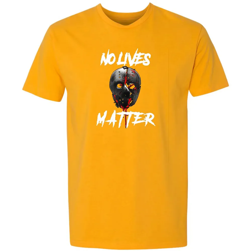 No Lives Matter Gory Horror Quote Premium Unisex T-shirt - 11