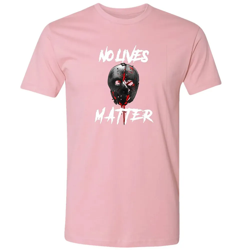 No Lives Matter Gory Horror Quote Premium Unisex T-shirt - 3