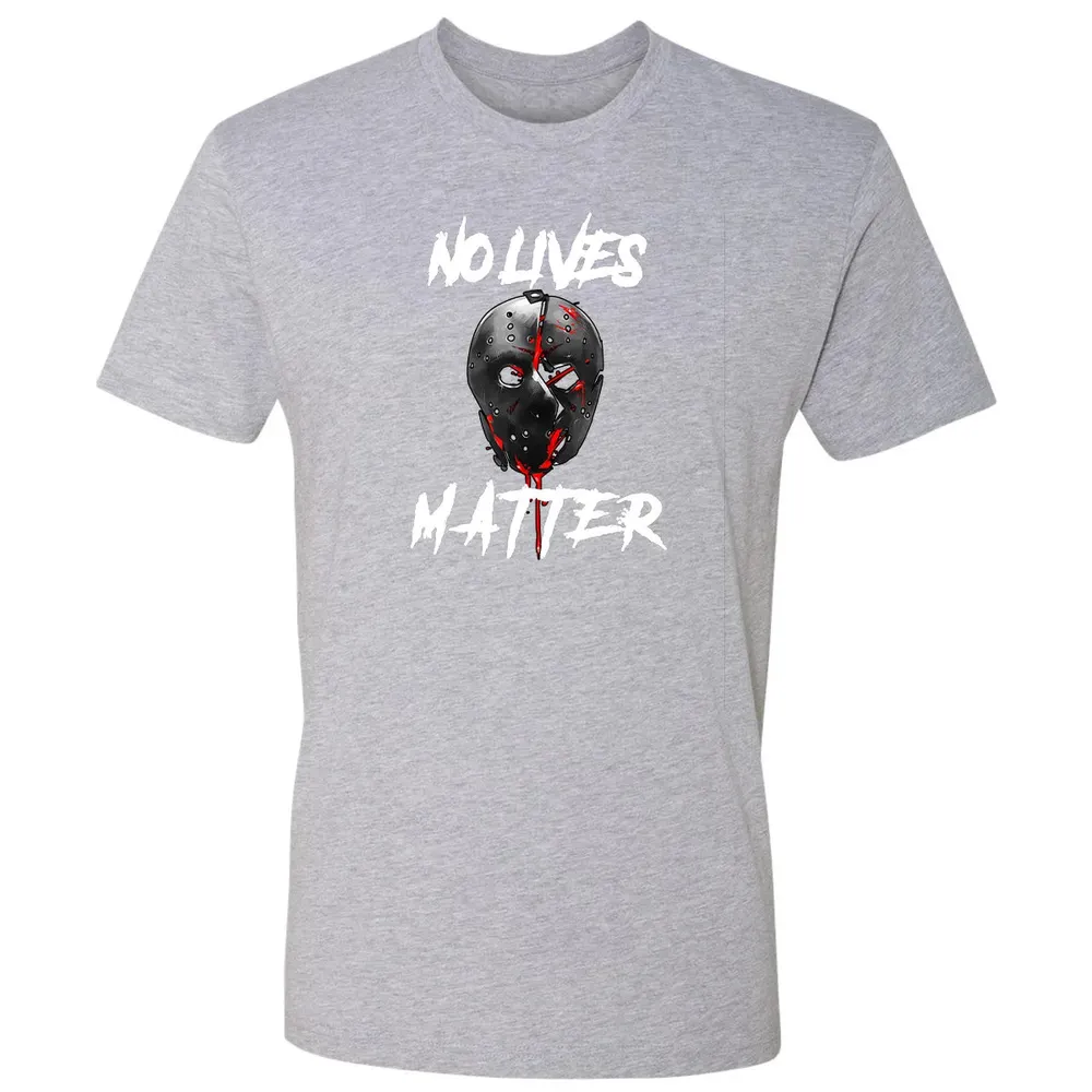 No Lives Matter Gory Horror Quote Premium Unisex T-shirt - 9