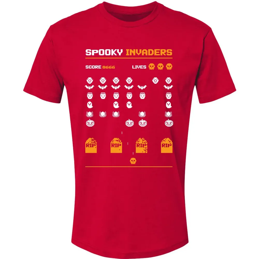 Spooky Invaders Premium Unisex T-shirt - 6