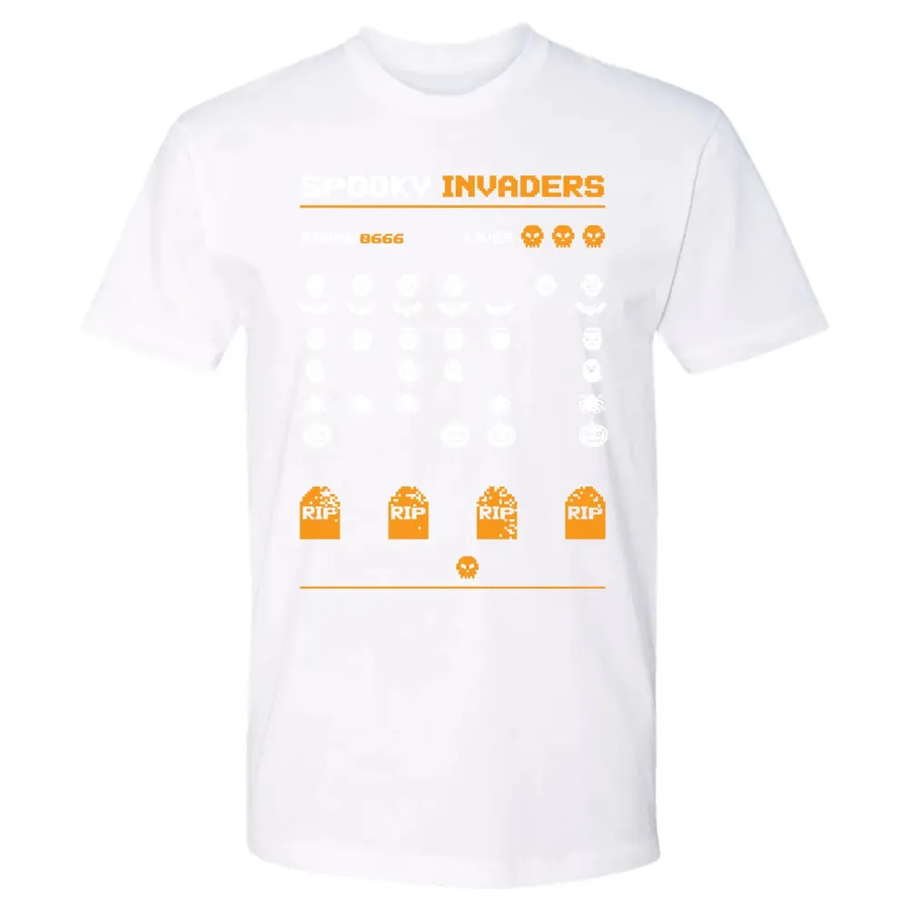 Spooky Invaders Premium Unisex T-shirt - 4