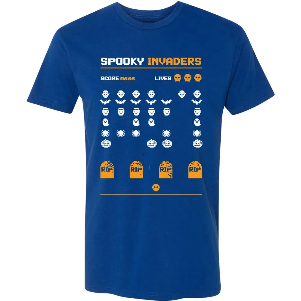 Spooky Invaders Premium Unisex T-shirt - 10