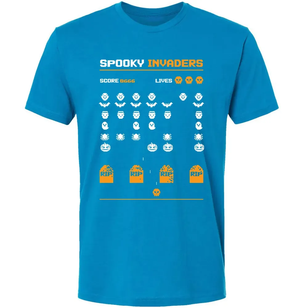 Spooky Invaders Premium Unisex T-shirt - 15